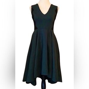 Dark Green Dress Hi-Low Black Lace Cocktail Party ModCloth by Hazel Sizes S M